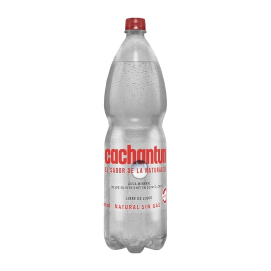 Agua Mineral Sin Gas Botella 1,6 L Cachantun