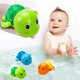 thumbnail image 1 of Bonita tortuga nadadora de Bath Toys TOHIBEE para niños pequeños de 1 a 3 años, 1 of 7