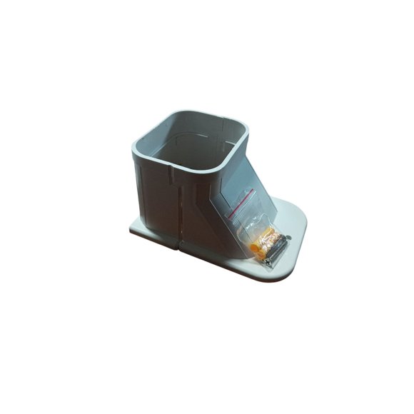 Acces. Abltek - Terminal de Pared Pasada Cielo AC - Wall top inlet 200X86X70 mm