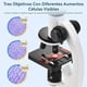thumbnail image 4 of Microscopio Óptico Compuesto Didáctico 1200x Con Luz Led 8 Colores Para Niños Aprendizaje 2RL, 4 of 8