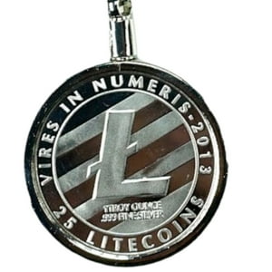 Invencible.Cl⭐⭐⭐⭐⭐ - 𝗟𝗟𝗔𝗩𝗘𝗥𝗢 𝗟𝗜𝗧𝗘𝗖𝗢𝗜𝗡 𝗦𝗜𝗟𝗩𝗘𝗥 Llavero Litecoin Silver Exclusivo De Lujo. Aj51