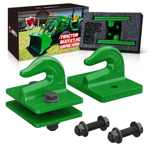 Gancho de enganche AMBULL 3/8" 7500 lb (2 unidades) Verde oscuro