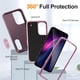 thumbnail image 4 of Para Samsung Galaxy A27 5G Case, con Soporte Integrado, a Prueba de Golpes/polvo/caídas, Cubierta Protectora Resistente de Grado Militar, Morado, para Galaxy A27 5G, 4 of 7