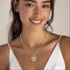 thumbnail image 4 of Collar con colgante de corazón de plata de ley, 4 of 5
