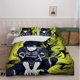 thumbnail image 1 of Football Anime B-BLUE Cool L-LOCKS Hot Printed Pattern Suitable Suitable for Home Bedrooms Guest Rooms, 1 of 5