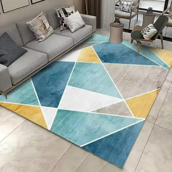 Alfombra Living Grande 150X200 Cm. Bandirma Tapete Sala 3D