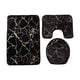 thumbnail image 4 of 3 Juegos De Cojines Para Asiento De Inodoro, Decoración Suave, Alfombrilla Para Inodoro, Baño, Negro, 4 of 4