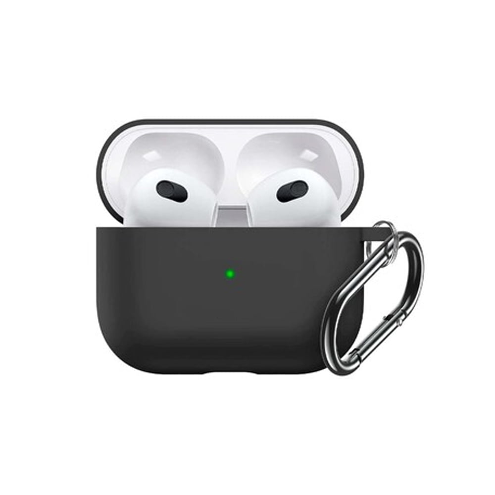 Genérico - Carcasa Funda Silicona Para Airpods 3 Negro