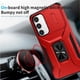 thumbnail image 5 of Funda Armada para Samsung Galaxy S23 Plus con Tapa Deslizante y Soporte Magnético Giratorio Rojo, 5 of 5