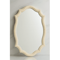 Decostilo - Espejo Ovalado Decorativo Con Marco Tallado