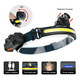 thumbnail image 2 of Linterna Frontal Led 1000lm Luz Camping Lampara De Cabeza Luz Blanco, 2 of 3