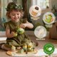 thumbnail image 4 of Juego de té de madera RRIBOUDWAN para niños pequeños de 3 a 5 años, 4 of 9