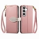 thumbnail image 5 of FOXDOCK Funda Tipo Cartera para Samsung Galaxy S26 Pro, con Ranuras para Tarjetas, Soporte y Cremallera-rosa, 5 of 6