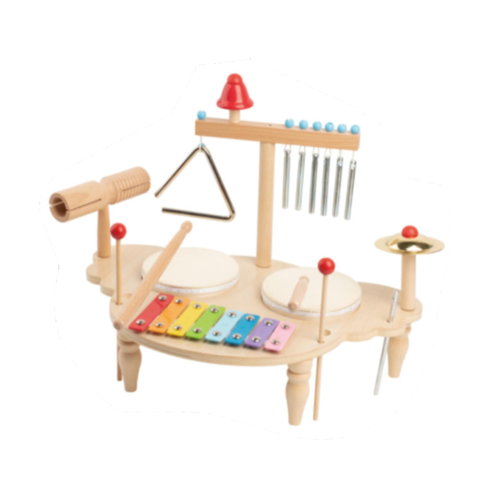 Bothyi - Juego De Batería De Xilófono, Juguetes Educativos Sensoriales Para Niños, Niñas Y Niños Pequeños