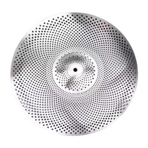 Magideal - Platillo De Bajo Volumen, Platillo De Batería Resistente Para Práctica De Bateristas, Accesorios De Batería, Platillo De Amortiguación Ligero, Platill 16 Pulgadas