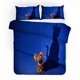 thumbnail image 2 of Dog Pattern Blue Quilt Cover Set Duvet Cover Bedding Pillowcases3-Piece Bedding Set (1 Duvet Cover + 2 Pillow Shams), 2 of 3