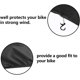 thumbnail image 3 of Funda para Motocicleta WinPower Stretch Negra 265x105x125 cm, 3 of 8