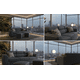thumbnail image 2 of sofa pufa 3 cuerpos 2 puff gris oscuro, 2 of 3