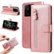 thumbnail image 1 of Funda con Cremallera para Xiaomi 13T Pro, Carcasa Cartera de Cuero PU con Soporte y Tarjetero, 1 of 6