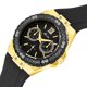 thumbnail image 1 of Reloj de Cuarzo a la Moda para Mujer con Adornos de Pedrería Multicolor, Caja de Acero Inoxidable, Correa de Silicona Suave, 1 of 12