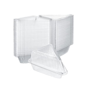 Bothyi - Contenedores Para Rebanadas De Pastel Con Tapa, Recipiente Para Pasteles Con Tapa Con Bisagras Para Pastel, 100 Uds.