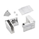 thumbnail image 4 of Bisagra Para Puerta De Vidrio, Bisagras Para Gabinete, Resistente Con Tornillos, Armario, Armario, Plata, 4 of 5