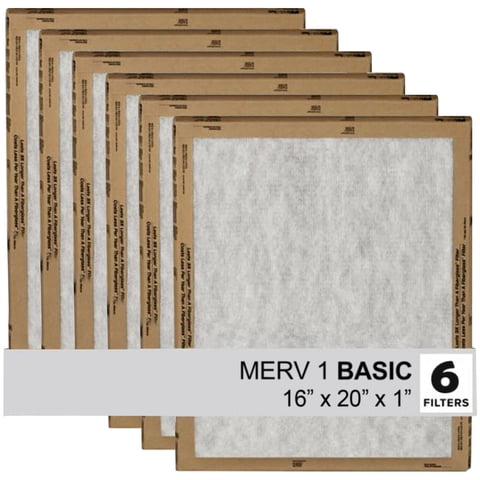 Filtro De Aire Filtrete, 16 X 20 X 1, 3 M, Merv, 1 Horno Hvac Ac, Paquete De 6