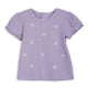 thumbnail image 1 of Polera Bebé Niña Manga Corta Globo Flores Lavanda Pillin, 1 of 3