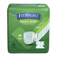 Pañales Para Adultos Fitright Extra+, Gran Absorbencia, 2Xl, 80 Unidades