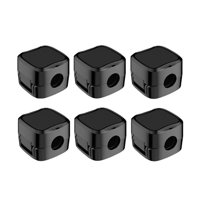 Bothyi - Clips Magnéticos Para Cables, Organizador De Cables, Soporte Para Cables Usb De Coche, Escritorio, Color Negro, 6 Uds.