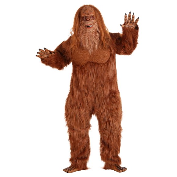 Disfraz divertido de Jack Links Sasquatch, talla grande 2X, marrón