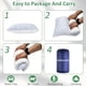 thumbnail image 1 of Almohada Camping Gehannah Memory Foam Grande 2 Pack Enfriable, 1 of 3