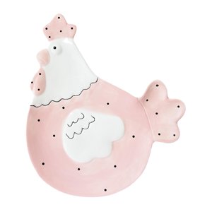 Magideal - Vajilla De Pascua, Decoración De Pascua, Forma De Pollo, Bonito Adorno, Vajilla De Cerámica Para Reuniones Familiares, Cualquier Ocasión Especial, Hot Plato De Gallina