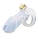 thumbnail image 4 of Dispositivo De Castidad Con Bloqueo De Silicona Para Hombres Masculinos Con Anillos De 5 Tama?os Y Cierre Transparente, 4 of 5