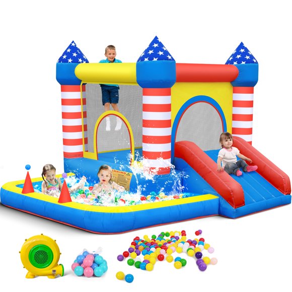 Casa hinchable CulaLuva Bouncer Bouncy Castle 5 en 1