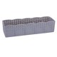 thumbnail image 2 of 5 rejillas ahuecan la cesta de almacenamiento misceláneas caja de organizador de ropa interior gris, 2 of 5