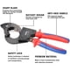 thumbnail image 2 of Cortacables HKS 36D Trinquete 300 mm² Mango Aislado, 2 of 3