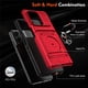 thumbnail image 5 of Para Motorola Moto G Play 5G 2026 Funda de Teléfono con Soporte de Anillo para Dedo y Pata de Apoyo, Ranuras para Tarjetas, Resistente a Golpes de Alta Resistencia, Protectora Resistente Que, 5 of 7