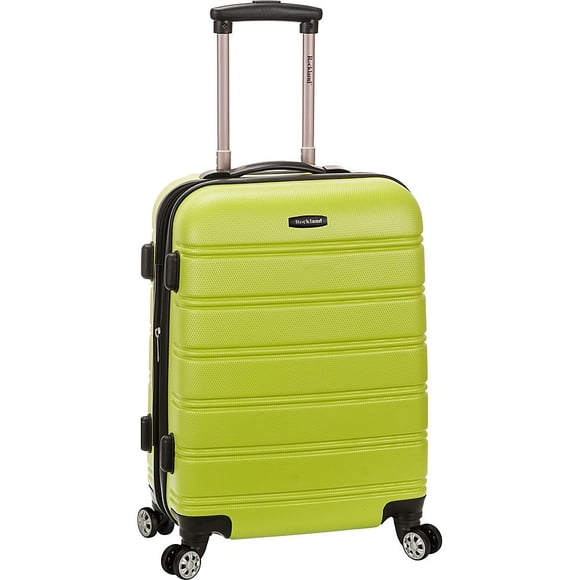 Luggage Rockland Melbourne Hardside, expandible, 20 pulgadas, color lima
