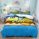 thumbnail image 1 of Bed- Duvet C-over A-nime -Cartoon Ker-oppi Kaw-aii Bedd-ing S-ets 3D Light-weig-ht 3 Pie-ce Comfort-er Sets, 1 of 5