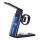 thumbnail image 1 of Base De Carga Plegable 3 En 1 Usams Cd181 15w Wireless Negro, 1 of 6
