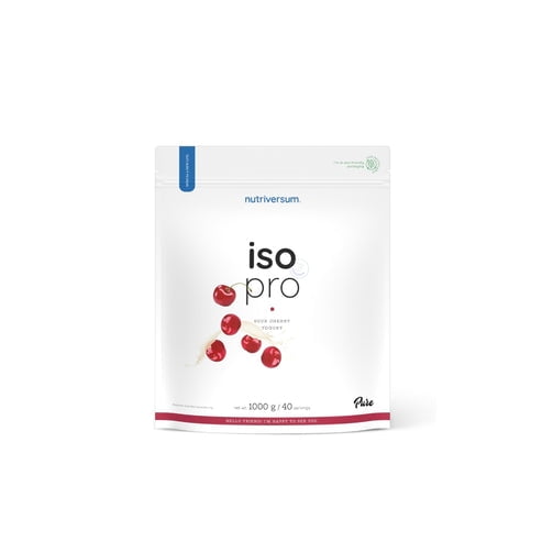 Proteina Iso Pro Sour Cherry Yogurt 1000Gr 40 Servicios - Nutriversum