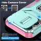 thumbnail image 4 of Funda Armada para iPhone 14 Pro Max con Tapa Deslizante y Soporte Magnético Giratorio Verde, 4 of 5