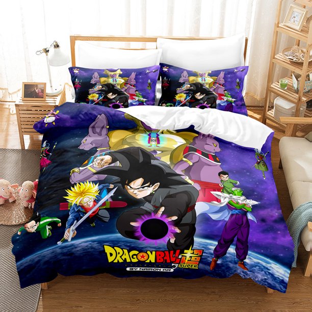 Dragon_Ball Dragon_Ball Bedding Set Sheet Set for Kids Adults,All Season Lightweight