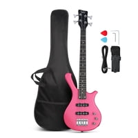 Bajo Eléctrico Glarry De 4 Cuerdas Para Principiantes, 91 Cm, Con Kit