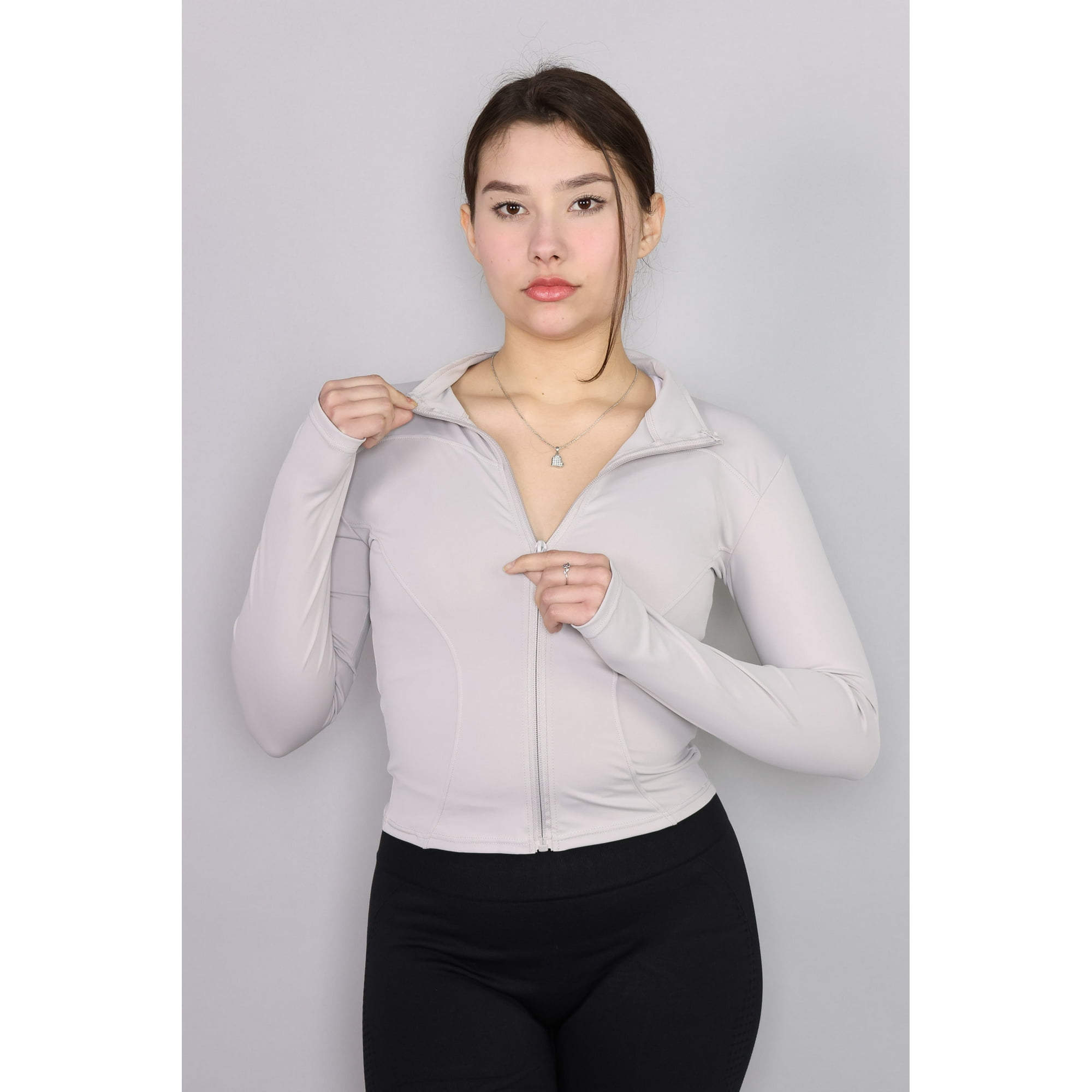 Flix Spa - Chaqueta Fitness Mujer Cierre Frontal Ajustada