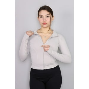 Flix Spa - Chaqueta Fitness Mujer Cierre Frontal Ajustada