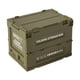 thumbnail image 4 of Caja de almacenamiento plegable, contenedor, ahorro de espacio, resistente, para el hogar, la oficina, asa incorporada, organizador apilable, versátil Verde 26x36x28cm, 4 of 5