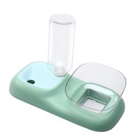 Magideal - Juego De De Agua Para Gatos 2 En 1 Con Botella De Bebida De 500Ml Para Perros Pequeños, Medianos, Conejos Y Gatos, Dispositivo Automático De