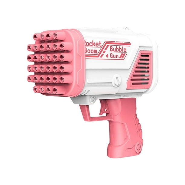 Bubble Gun Kids Toys Electric Automatic Soap Rocket Bubbles Machine Outdoor Wedding Party Toy Blower Toys Children Birthday Gift